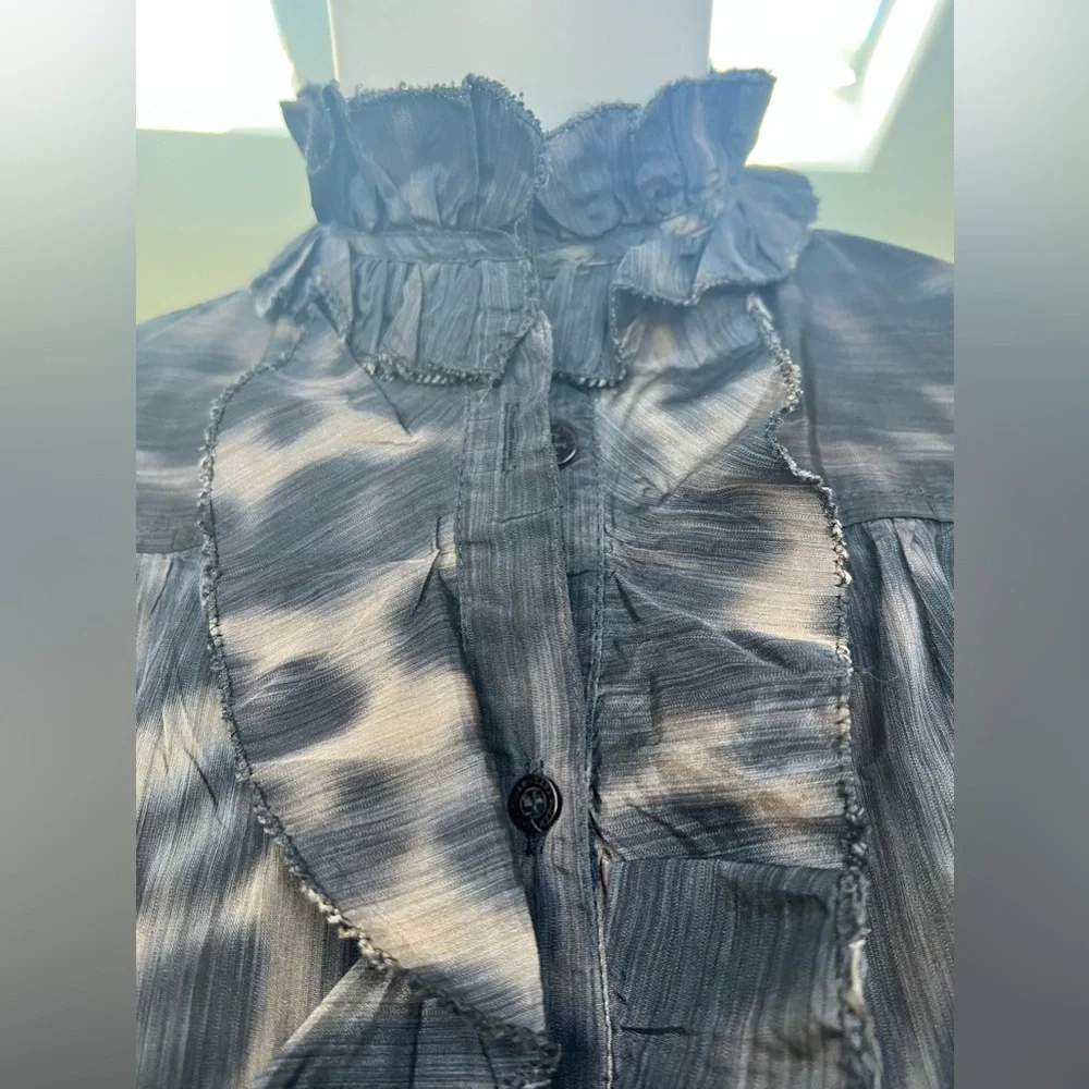 🔴Zara Woman Ruffled Long Sleeves Blouse🔴 - Picture 4 of 6